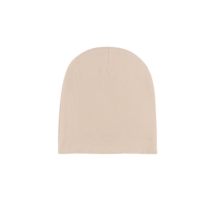 Ivory Ribbed Cardigan Set - Beanie