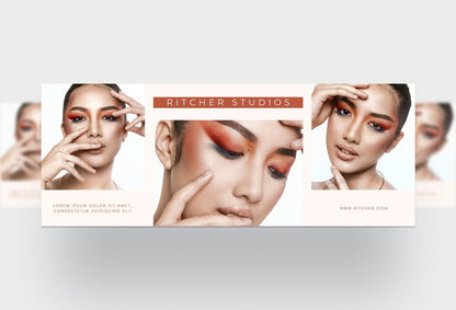 Ladystrategist Ritcher Studios Facebook Cover for Photographers Editable Canva Template instagram canva templates social media templates etsy free canva templates