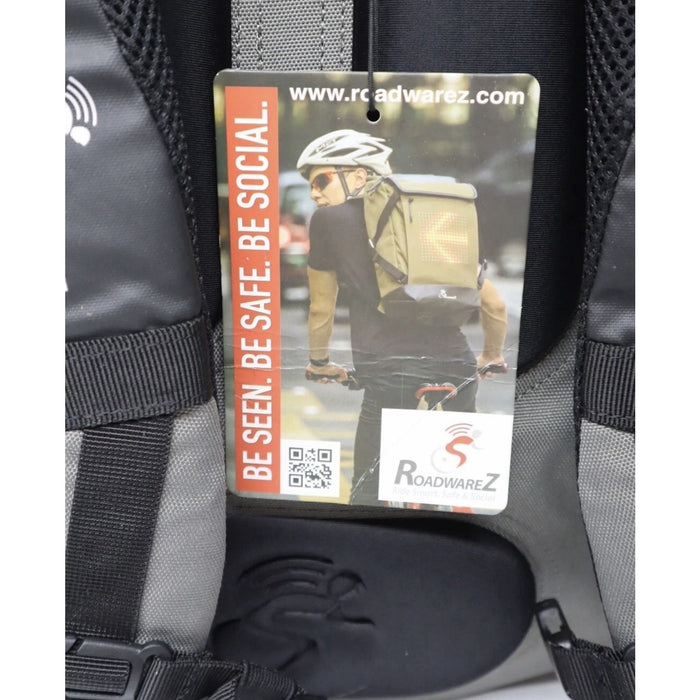 Roadwarez Street Warrior Bluetooth Enabled Cycling Backpack (Gray) - New