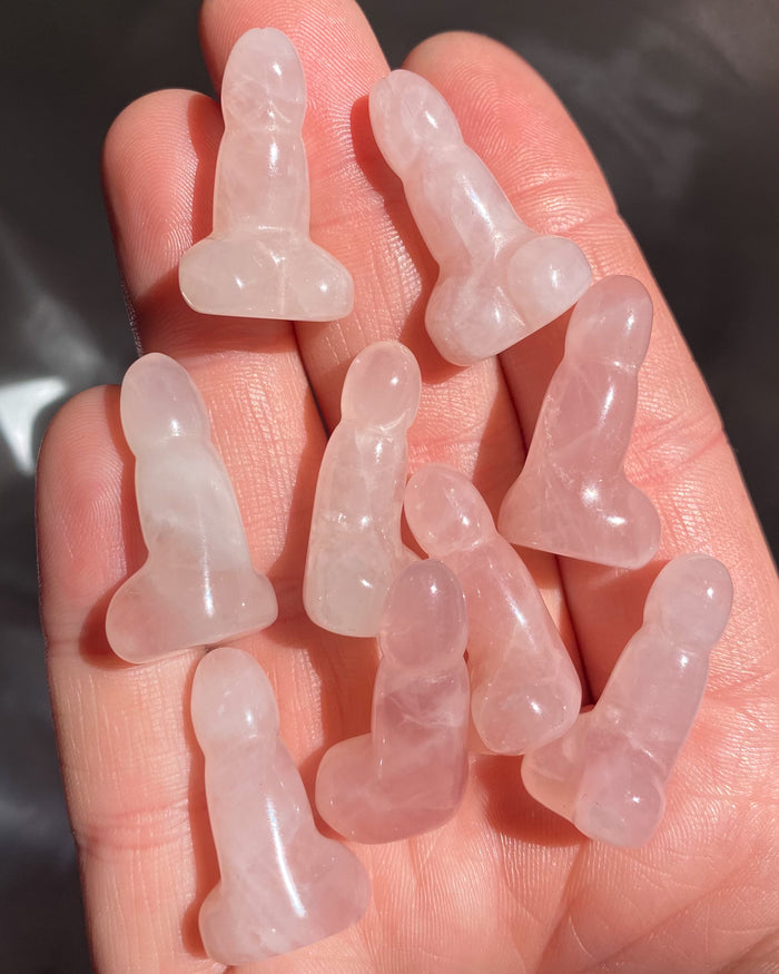 Rose Quartz Mini Phallus Dickstal