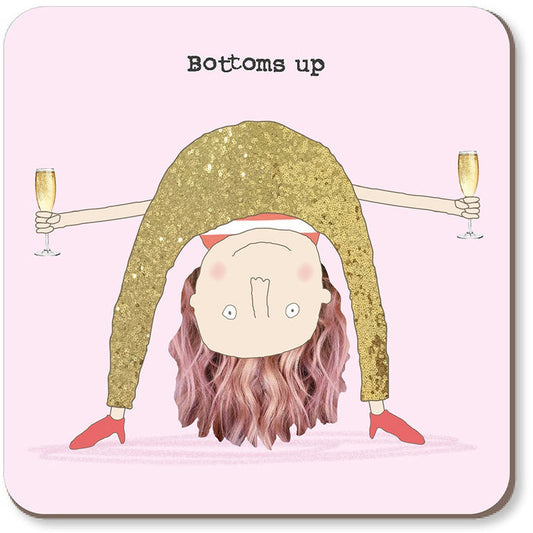 Rosie Made A Thing - Bottoms Up Coaster