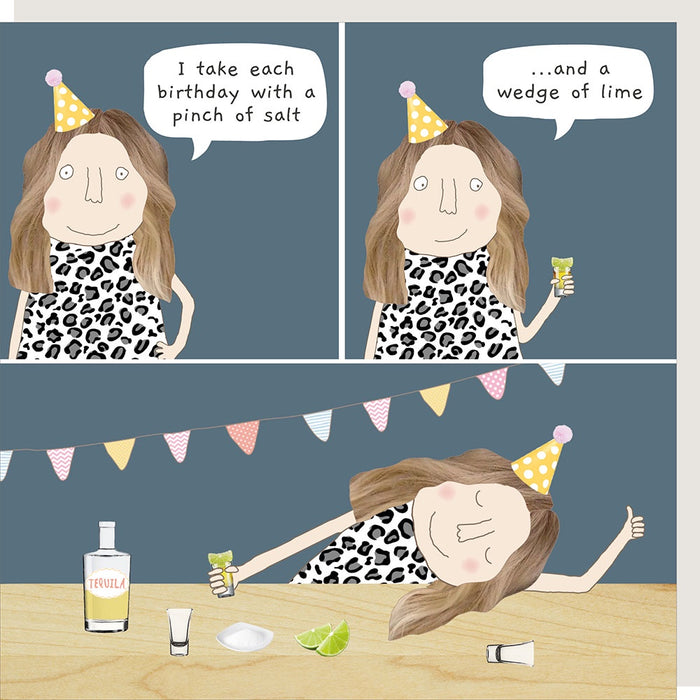 Rosie Made A Thing - Pinch Of Salt Greetings Card