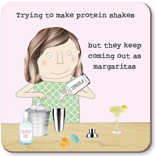 Rosie Made A Thing - Protein Shake Coaster