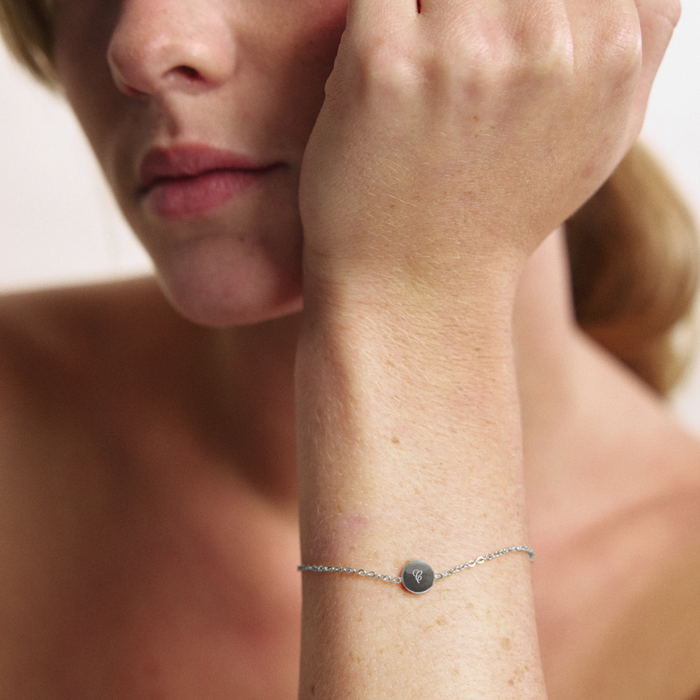 Round Armkette Silber