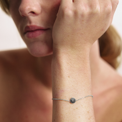 Round Armkette Silber