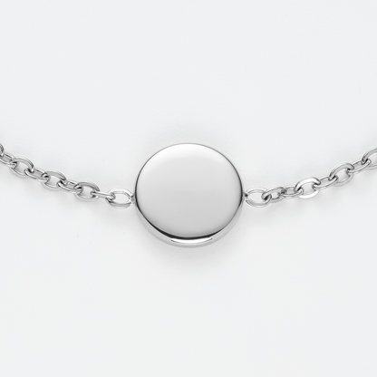 Round Armkette Silber