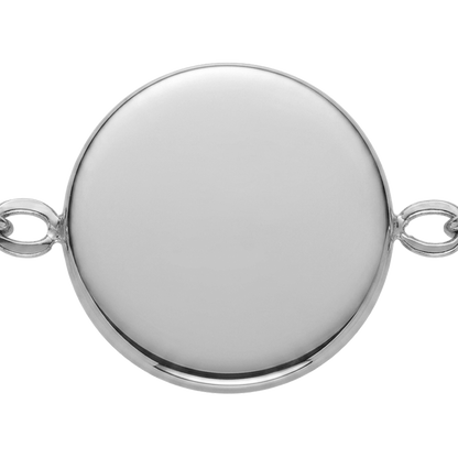 Round Armkette Silber