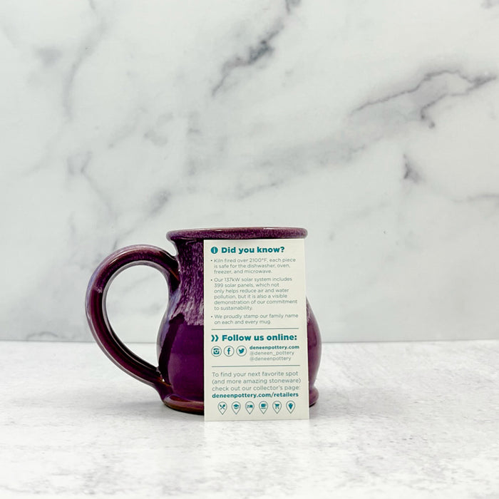 Round Belly Coffee Mug POWDER BLUE