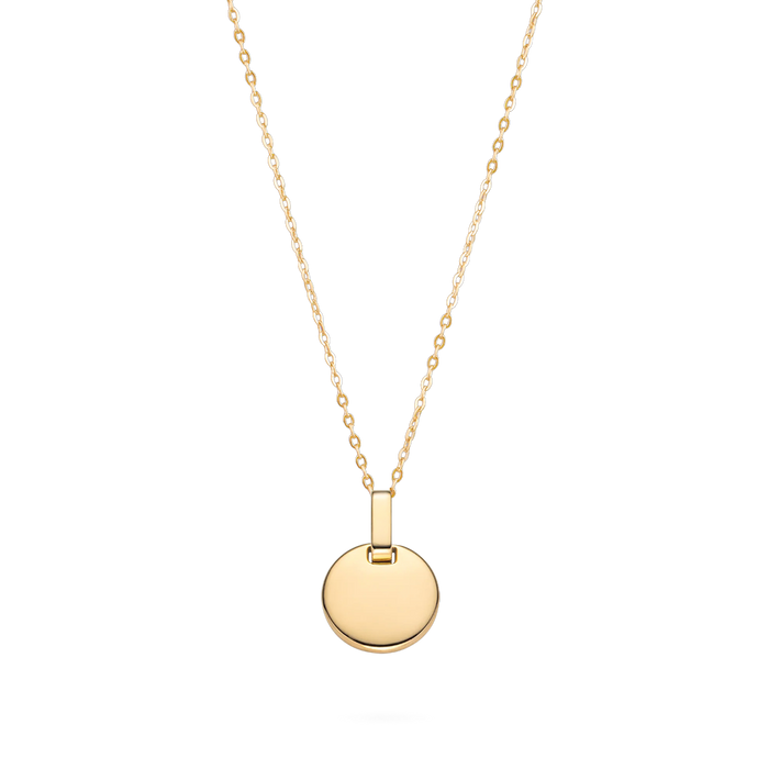 Round Halskette Gold