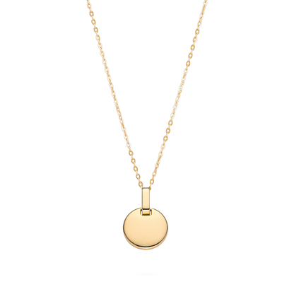 Round Halskette Gold