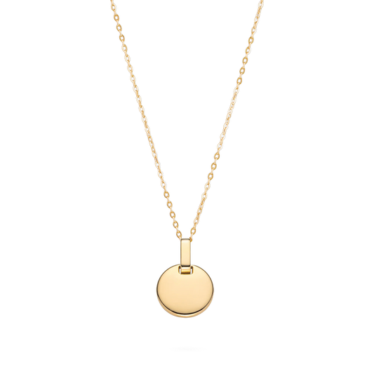 Round Halskette Gold