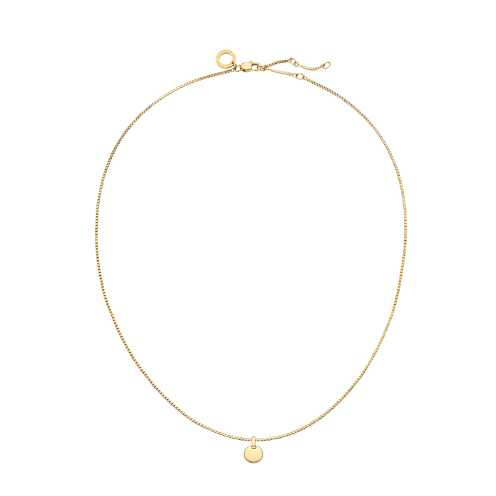 Round Halskette Gold