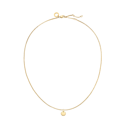 Round Halskette Gold