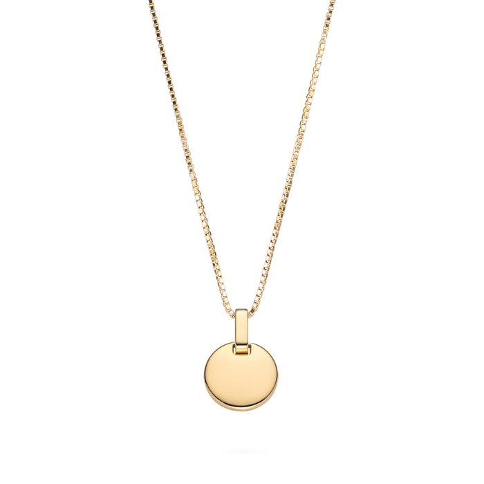 Round Halskette Gold