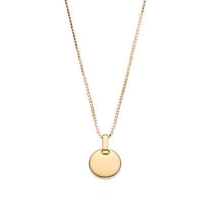 Round Halskette Gold