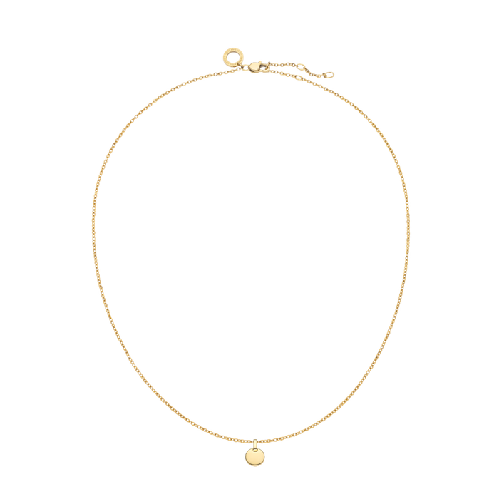 Round Halskette Gold