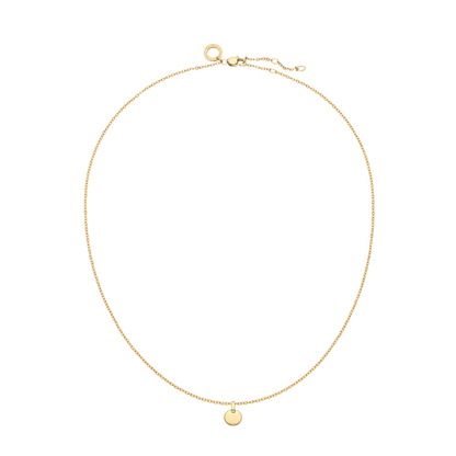 Round Halskette Gold