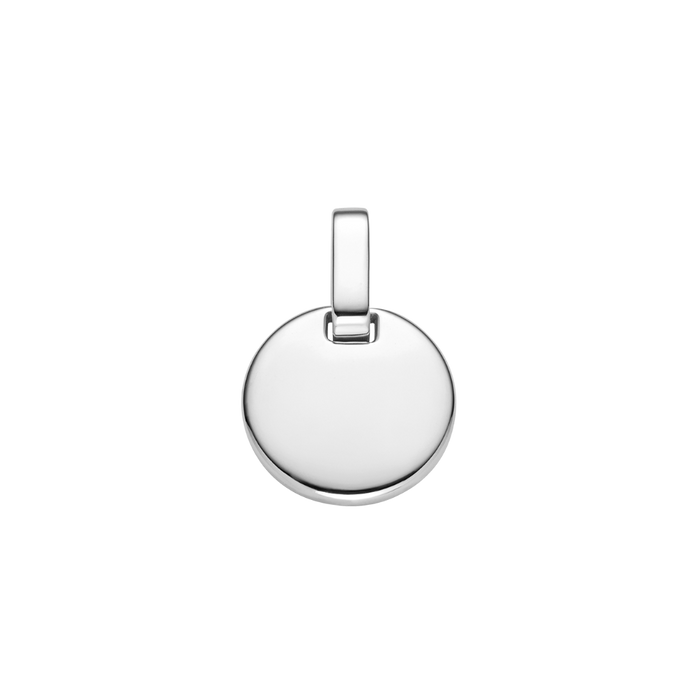 Round Halskette Silber
