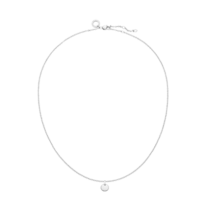 Round Halskette Silber