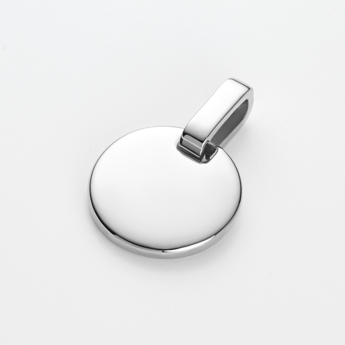 Round Halskette Silber