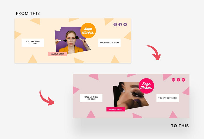 Ladystrategist Sage Facebook Cover Canva Template instagram canva templates social media templates etsy free canva templates