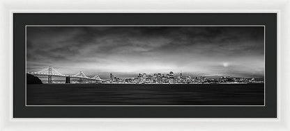 36.000" x 12.250" / White / Black