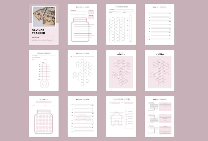 Ladystrategist Savings Planner Canva Template instagram canva templates social media templates etsy free canva templates