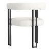 Scarlet Dining Chair - Boucle - Windsorchrome