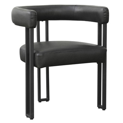 Scarlet Dining Chair - Faux Leather - Windsorchrome