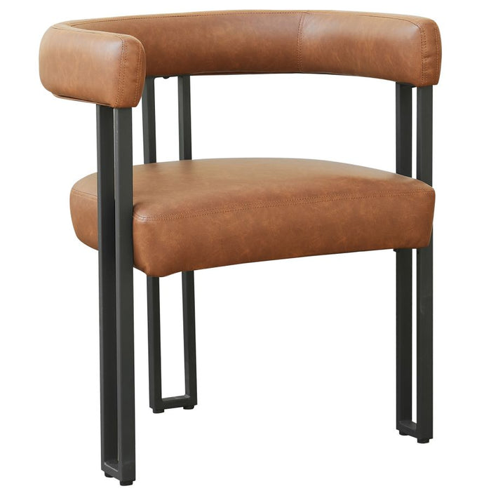 Scarlet Dining Chair - Faux Leather - Windsorchrome