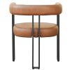 Scarlet Dining Chair - Faux Leather - Windsorchrome