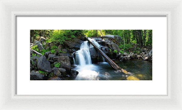 Secret Falls By Brad Scott - Framed Print