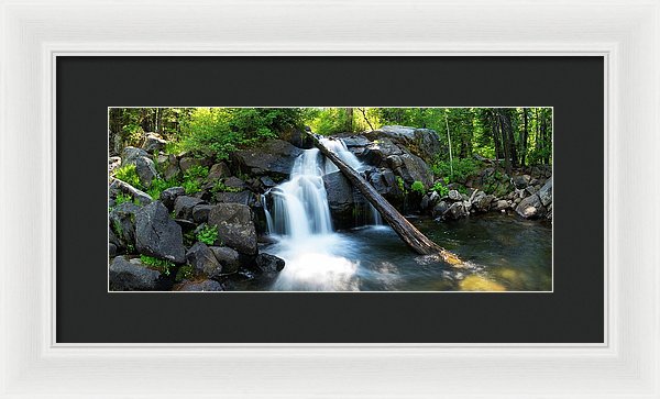 Secret Falls By Brad Scott - Framed Print