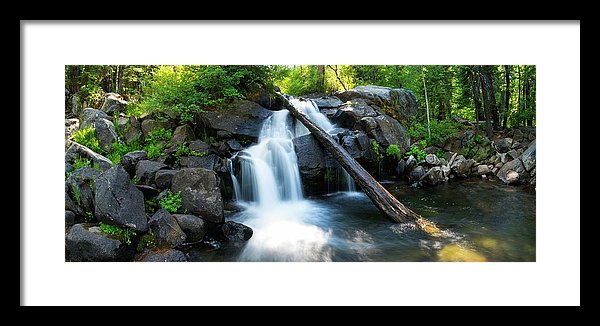 Secret Falls By Brad Scott - Framed Print