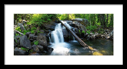 Secret Falls By Brad Scott - Framed Print