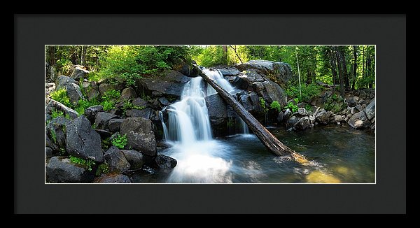 Secret Falls By Brad Scott - Framed Print