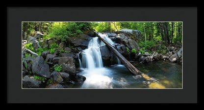 Secret Falls By Brad Scott - Framed Print