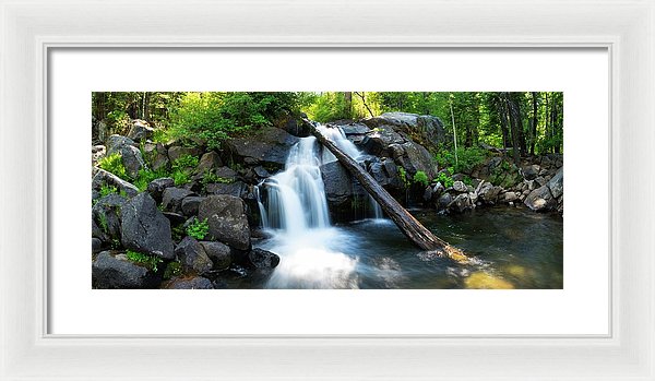 Secret Falls By Brad Scott - Framed Print