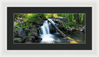 Secret Falls By Brad Scott - Framed Print