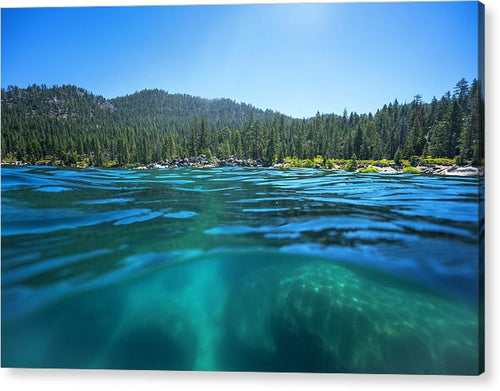 Secret Harbor and Below - Acrylic Print