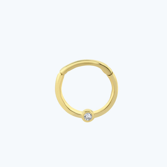 Segmentring Clicker Gold Piercing