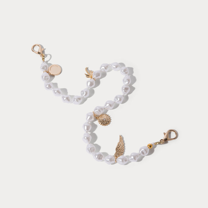 Selena Wristlet - Pearl/Gold