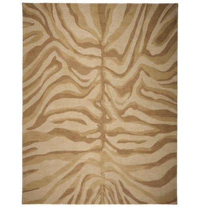 Serengeti-Zebra Beige Hand Tufted Rug Rectangle image
