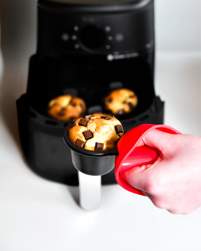 Set of 4 metal muffin tins for air fryers