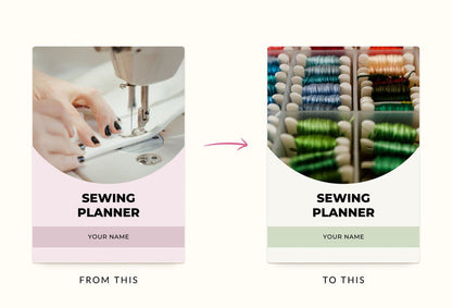 Ladystrategist Sewing Planner Canva Template instagram canva templates social media templates etsy free canva templates