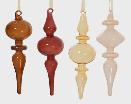 Shaped Glass Hanging Decoration