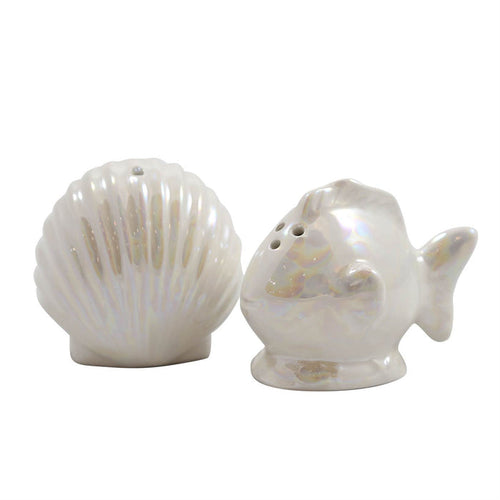 Shell and Fish Salt & Pepper Shaker set