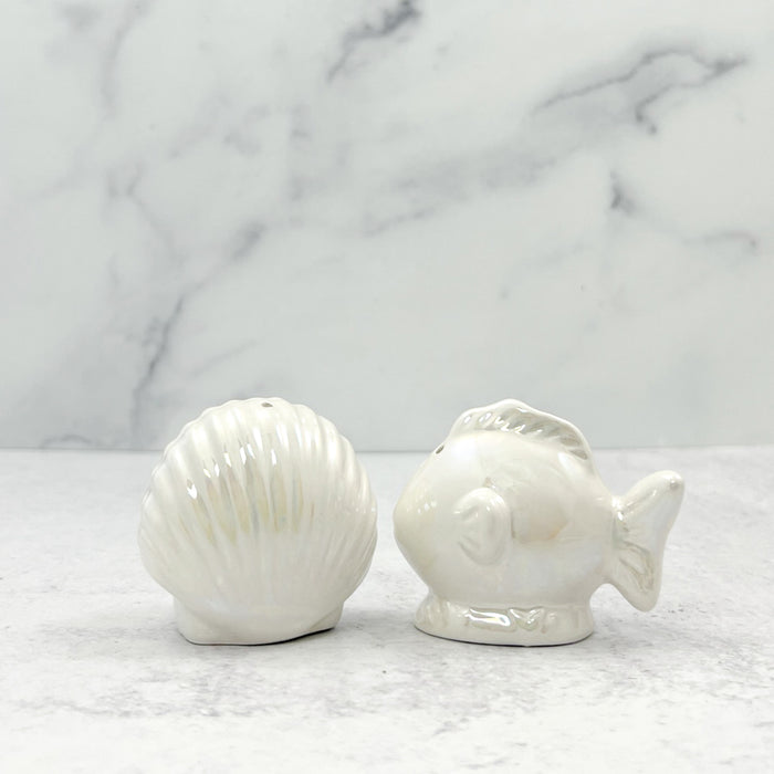 Shell and Fish Salt & Pepper Shaker set