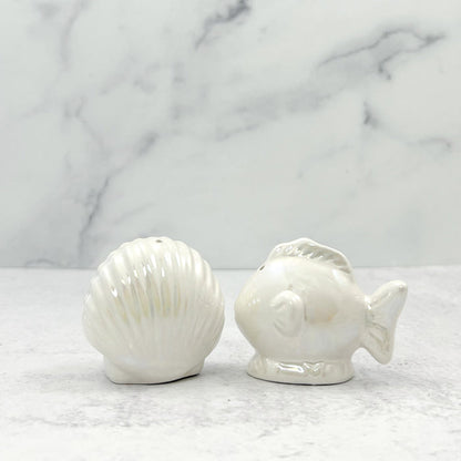Shell and Fish Salt & Pepper Shaker set