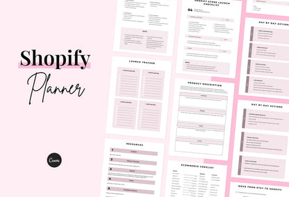 Ladystrategist Shopify Planner Canva Template instagram canva templates social media templates etsy free canva templates